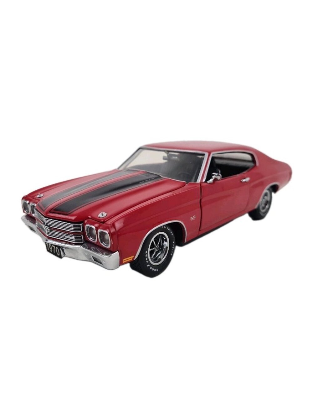 Franklin Mint 1:24 Die Cast 1970 Chevrolet Chevelle SS 454 Red B11XR55